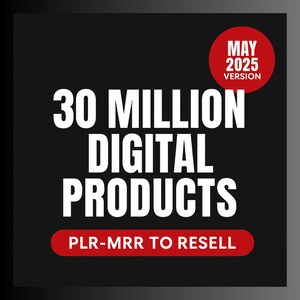Mega Resell Rights Bundle – 30M+ Digital Products with PLR & MRR for Unlimited Profit