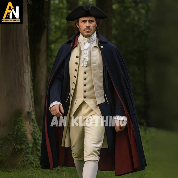 George Washington Uniform Men 1770s American Revolution War