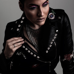 15mm x 11mm Skull Rivets with Pin for Leather Jacket, Clothing Decoration, DIY Craft Projects, Punk & Goth Accessories - 100pcs