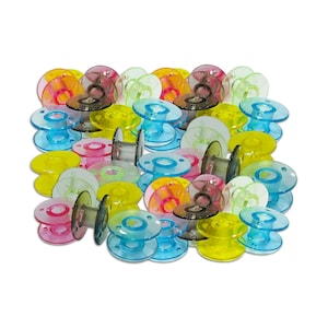 Sewing Machine Plastic Bobbins for Sewing Machine Universal Multicolour Bobbins for Household, Industrial Use, Sewing Machine Accessories