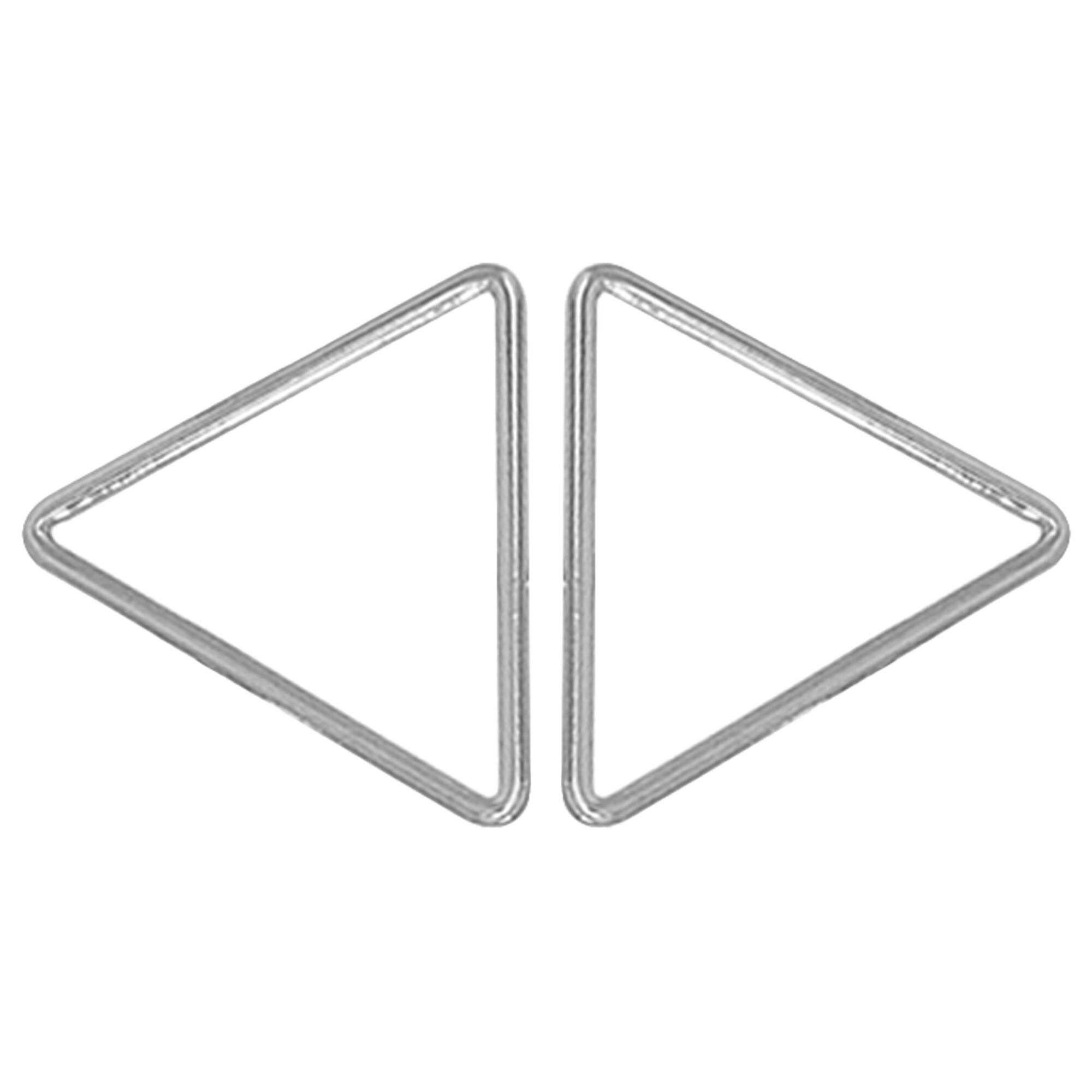 Metal Triangle Jump Rings, 25mm Durable Loops for Straps, Handbags