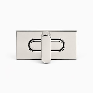 Twist Turn Lock Rectangle Bag Closure Handbag Buckles Replacement Clasp Closure for DIY Leathercraft, Handbag, Purse & Clutches, 17mm x 35mm
