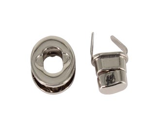 Oval Iron Turn Lock Clasp for Handbags, Purses & Wallets, Metal Bags Closure Hardware for Leathercraft, DIY Bag Making and Repair