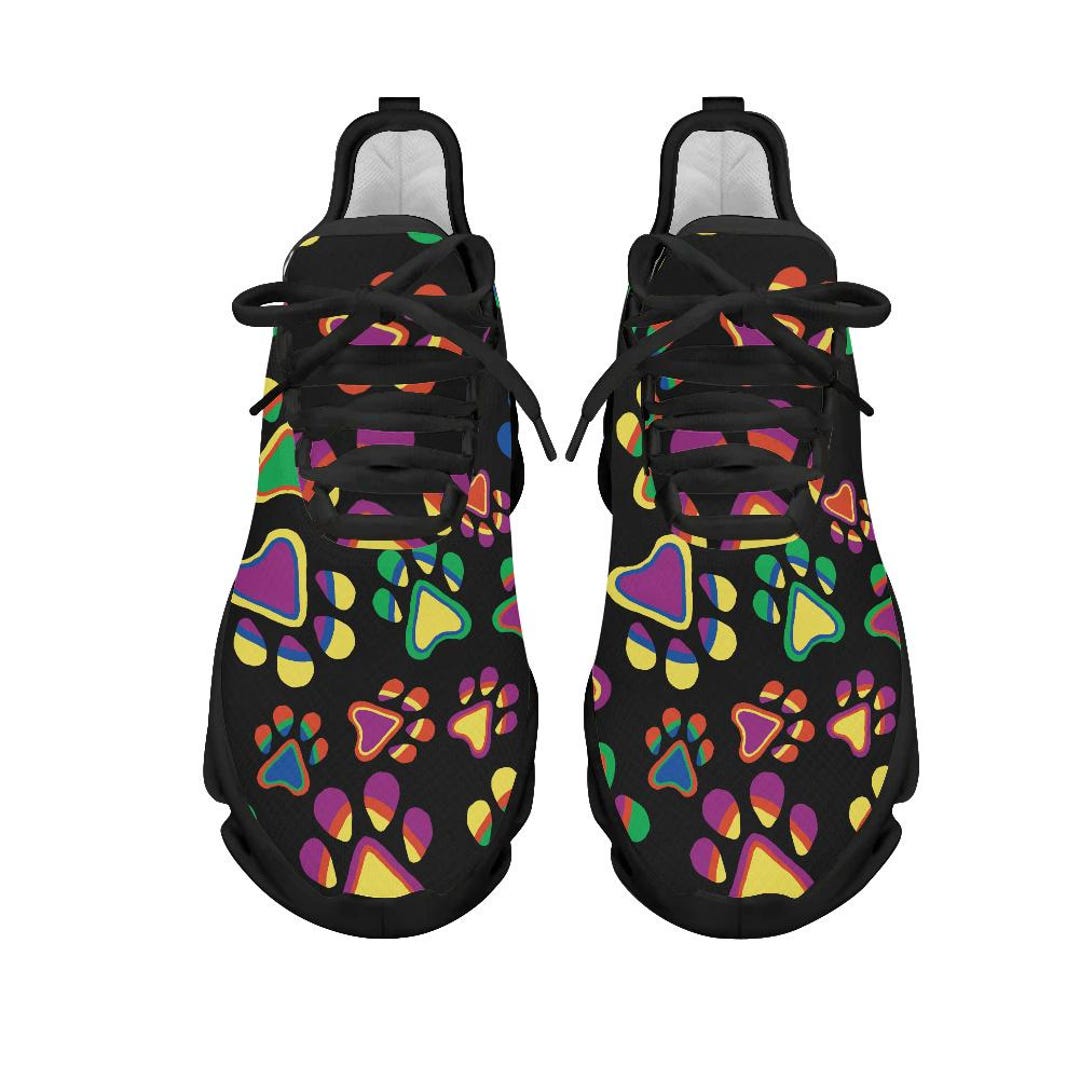 Dog Paw Print Canvas Shoes