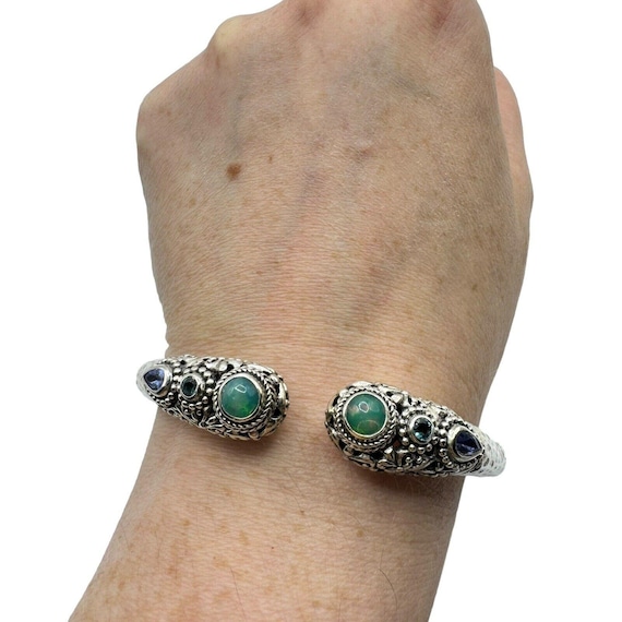Sterling silver sarda cuff - Gem