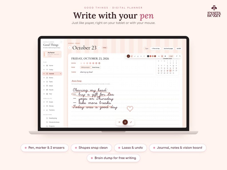 Digital Planner English | Daily Planner, to Do List, Habit Tracker ...