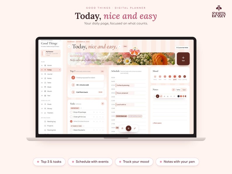Digital Planner English | Daily Planner, to Do List, Habit Tracker ...