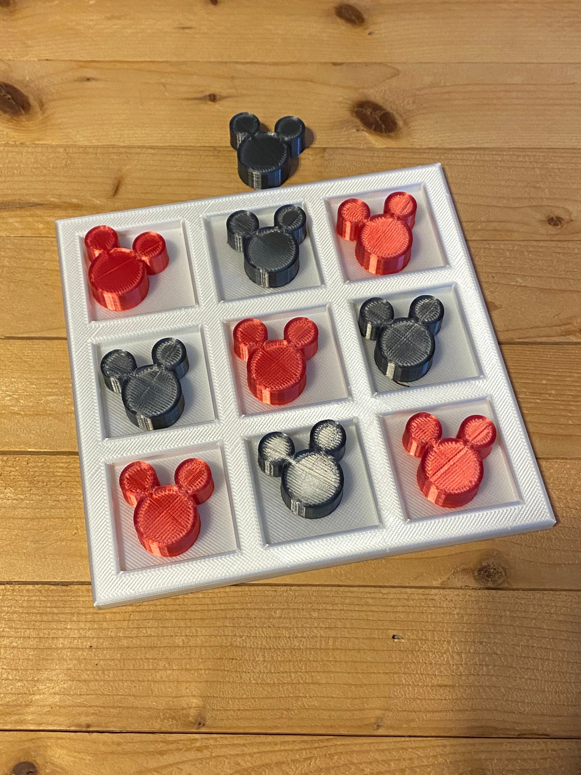 3D Printed Tic Tac Toe Game 3D Printed Game Child Game 3D