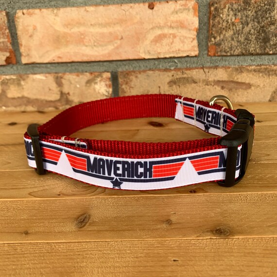 top gun maverick dog collar
