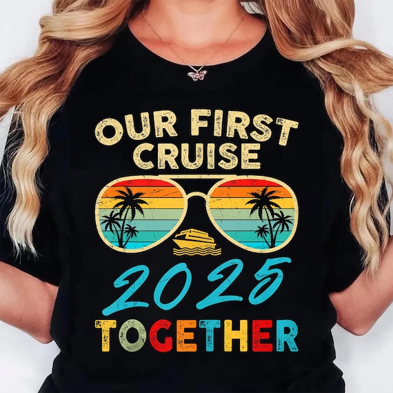 Our First Cruise 2025 PNG Bundle, Family Vacation Sublimation, Cruise Trip Shirt Design, Tropical Travel Digital Download PNG