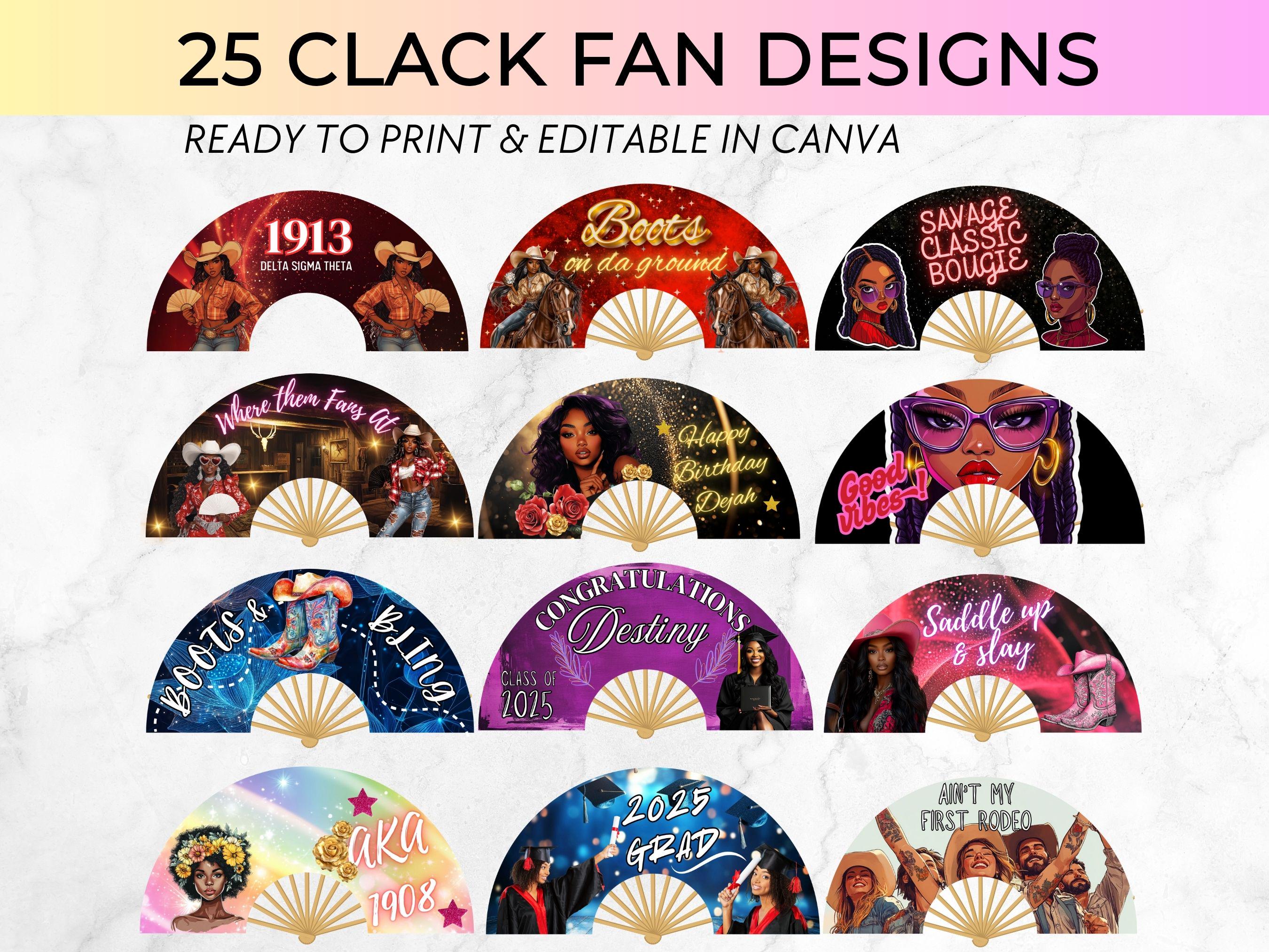 25 Clack Fan Templates Trail Ride Editable Clack Hand Fan Template Where them fans at Country Girl Graduation Clack Fan Birthday Clack Fan