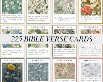 Printable Bible Verse Cards 225 Printable Scripture Cards Christian Wall Art, Faith Quotes Christian Vision Boards Bible Study Prayer Cards