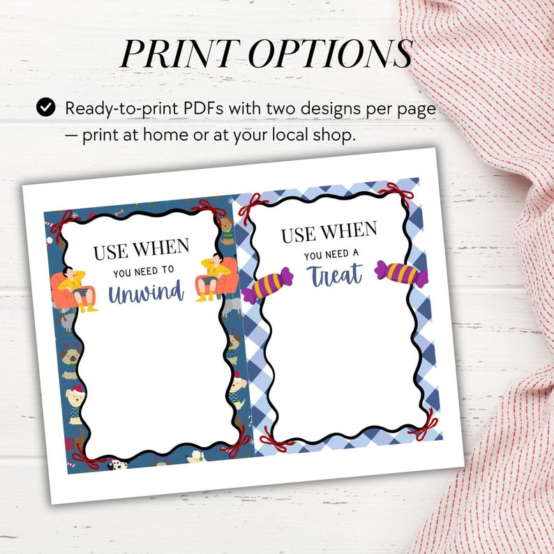 Christmas Gift Card Book Christmas Personalized Gift Card Holder Christmas Gift Card Booklet for Teens Printable Holiday Gift Card Envelopes image 9
