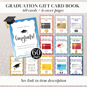 Christmas Gift Card Book Christmas Personalized Gift Card Holder Christmas Gift Card Booklet for Teens Printable Holiday Gift Card Envelopes image 13