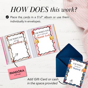 Christmas Gift Card Book Christmas Personalized Gift Card Holder Christmas Gift Card Booklet for Teens Printable Holiday Gift Card Envelopes image 10