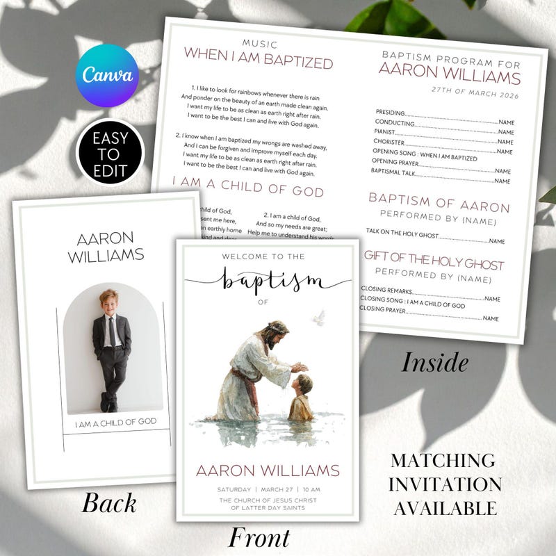 Christian Event Template - Etsy