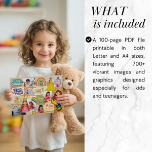 Kids Vision Board Printable Teens Vision Board Boys Girls Vision Board 2026 Vision Board Printable PDF 2026 Dreams & Goals Kids Affirmations image 2