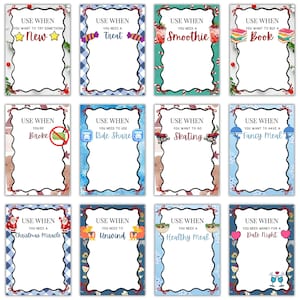 Christmas Gift Card Book Christmas Personalized Gift Card Holder Christmas Gift Card Booklet for Teens Printable Holiday Gift Card Envelopes image 4