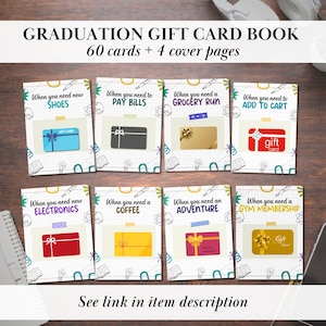 Christmas Gift Card Book Christmas Personalized Gift Card Holder Christmas Gift Card Booklet for Teens Printable Holiday Gift Card Envelopes image 14