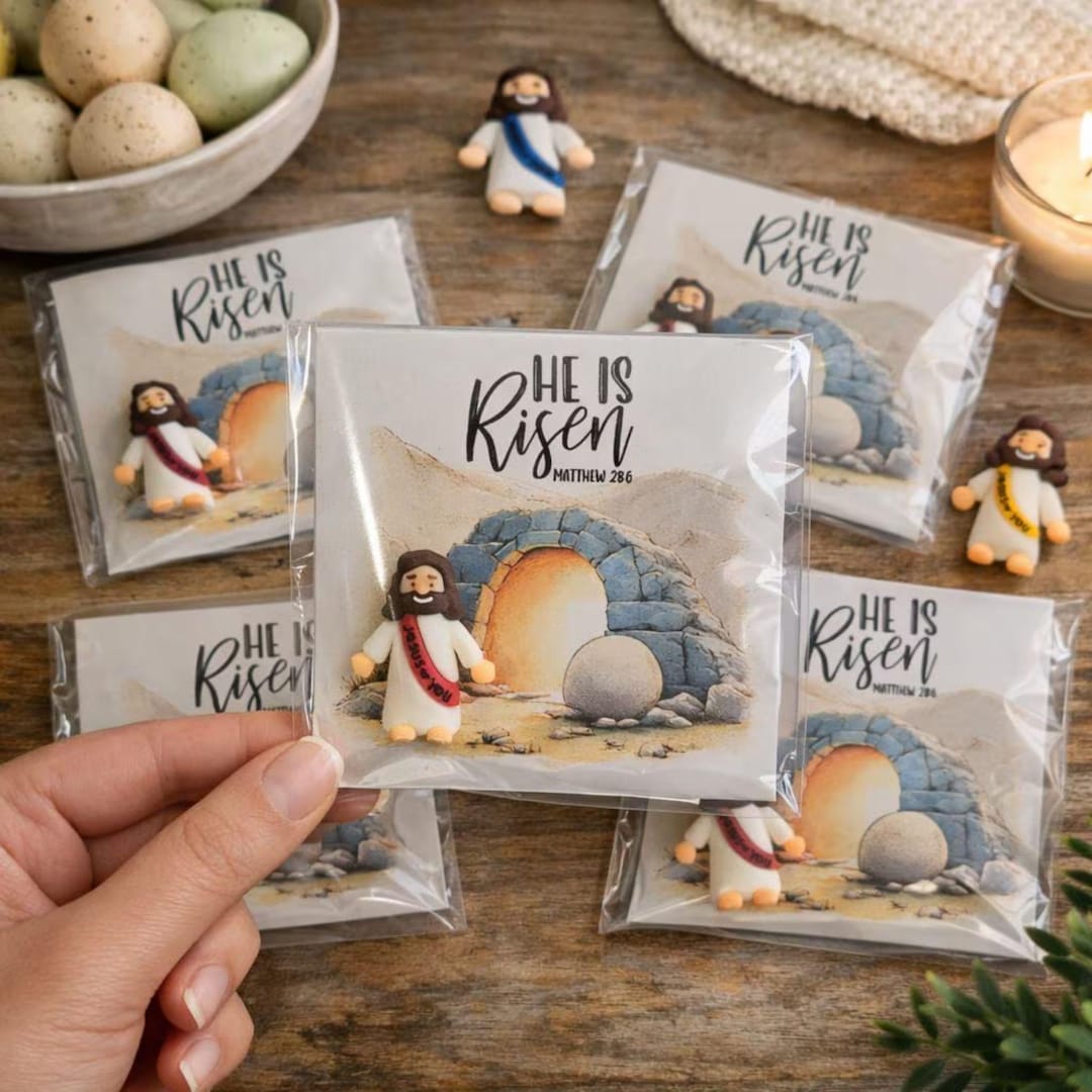 Christian Easter Favor Cards Mini Jesus Pocket Cards Church Gifts for ...