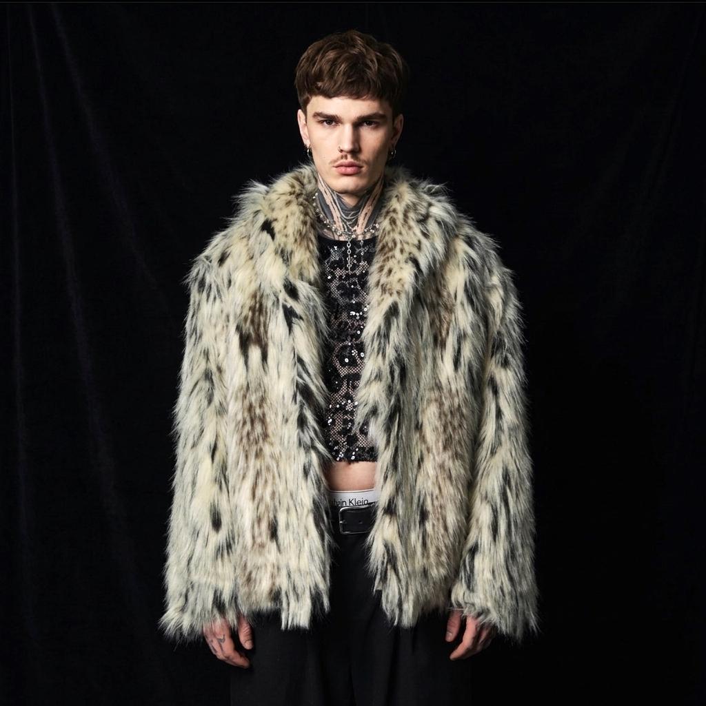Wild Cat Fur Coat - Etsy