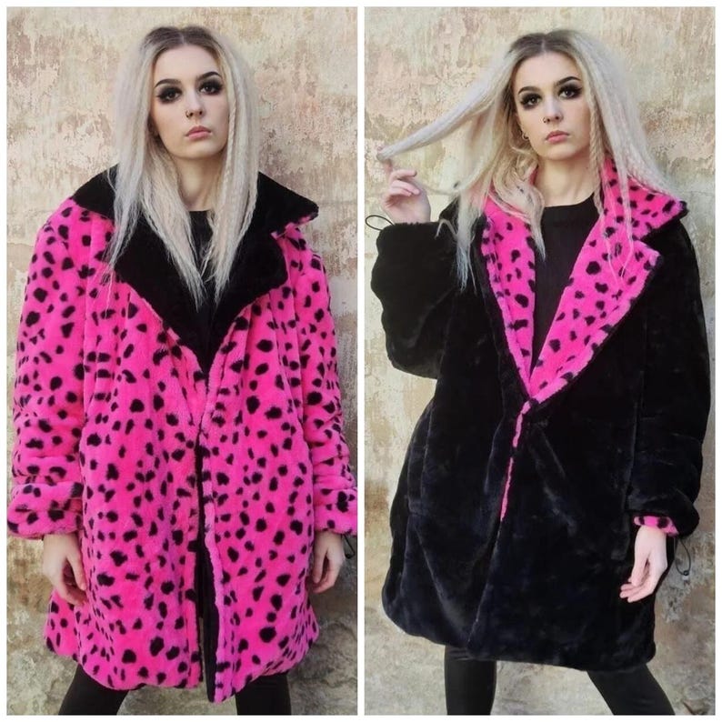 Pink Spot Shorts Fleece Polka Dot Pants Spot Pattern Trousers Neon ...