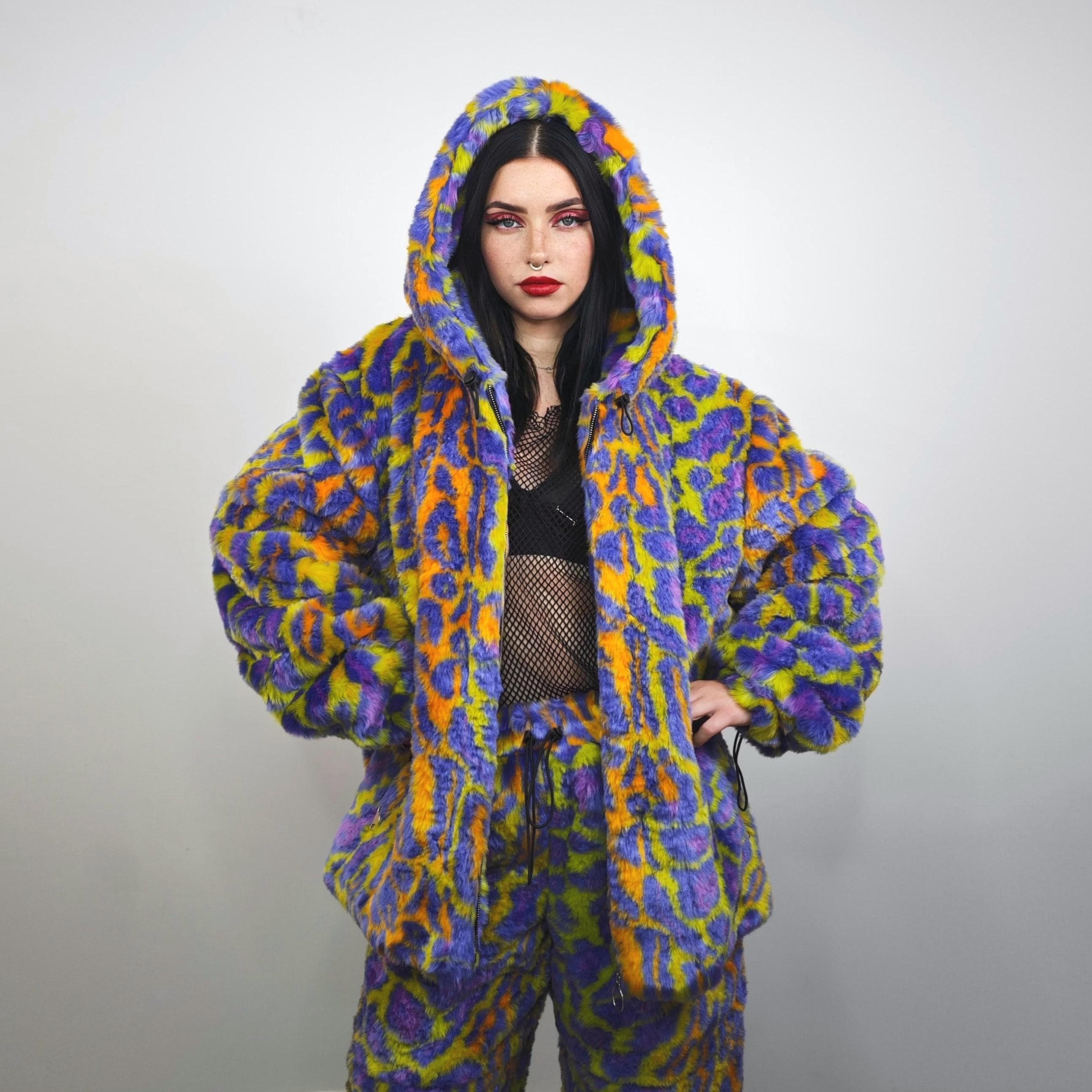 Y2k Leopard Coat - Etsy