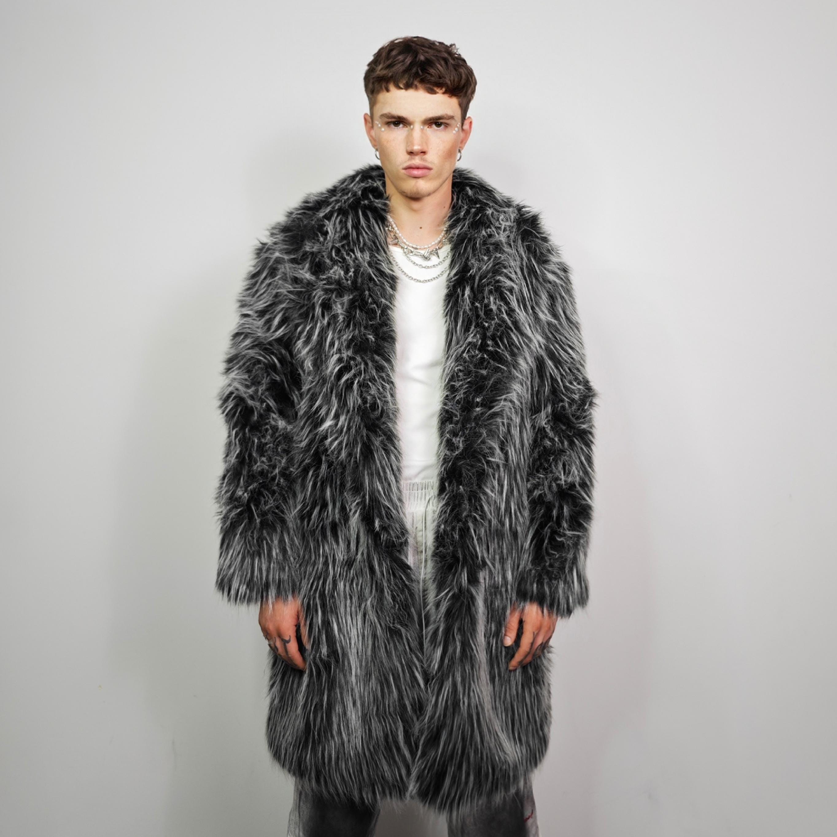 CLANE LONG SHAGGY SULLEY COAT Blue LONG SHAGGY SULLEY COAT LONG