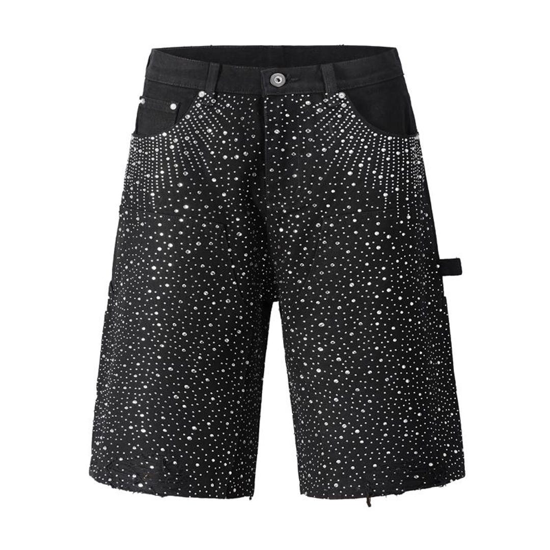 パンツ BoTT Sparkle Jacquard Denim Shorts black BoTT Sparkle Jacquard Denim Shorts black