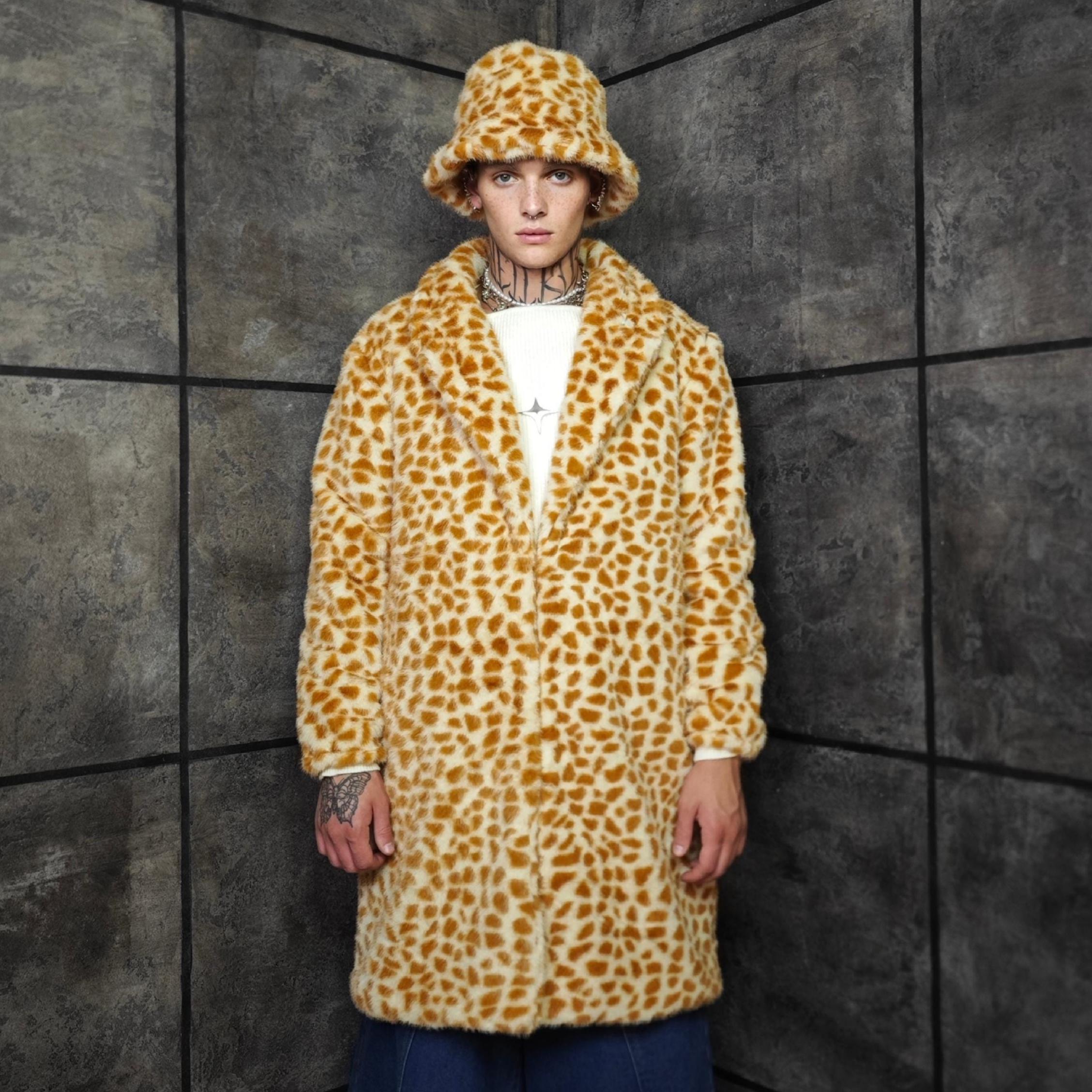 ジャケット・アウター GRANCY Patterned Long Trench Coat GRANCY