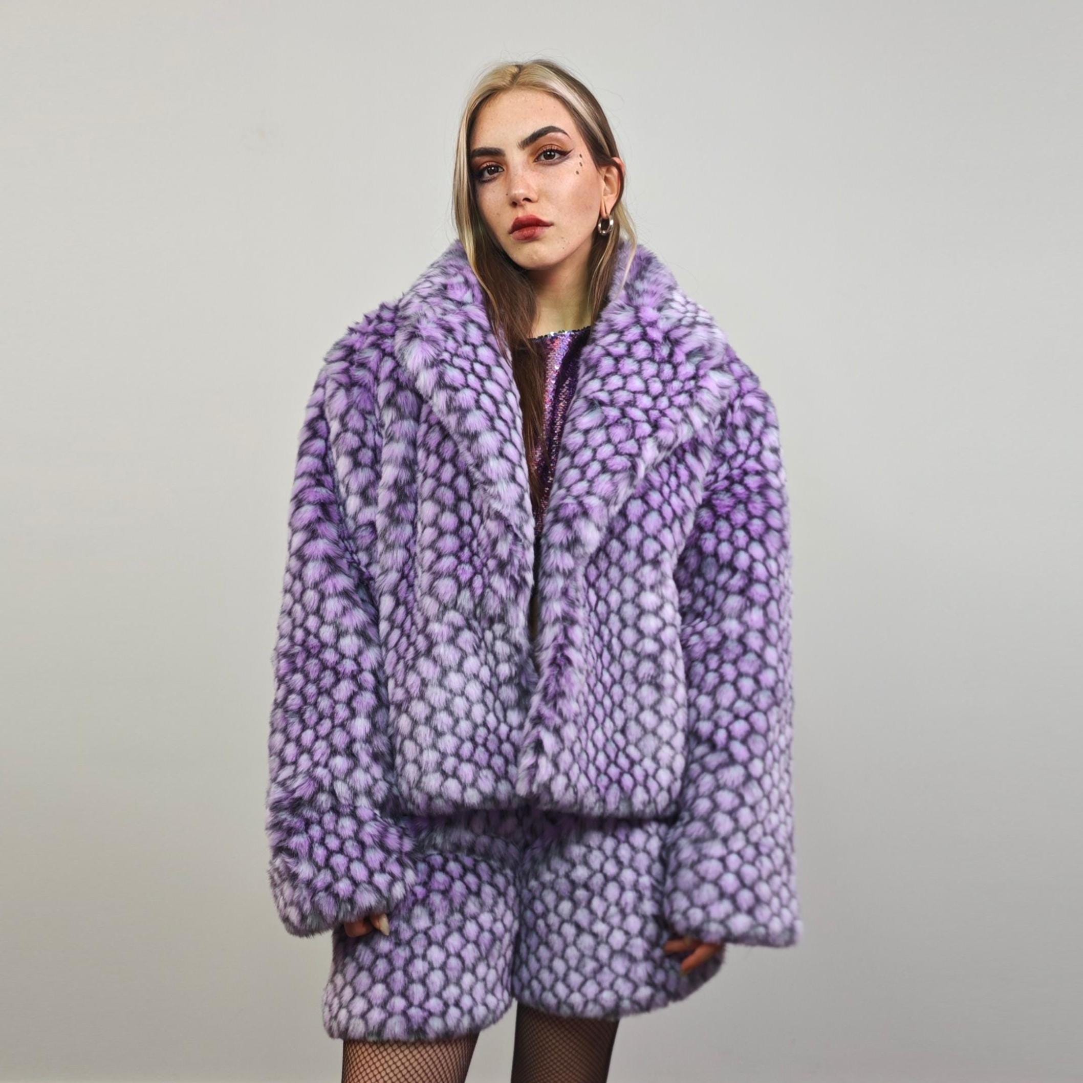 ジャケット・アウター MISTREASS Eco Fur Collarless Lady Coat Mistreass エコファー Collarless コート - メルカリ