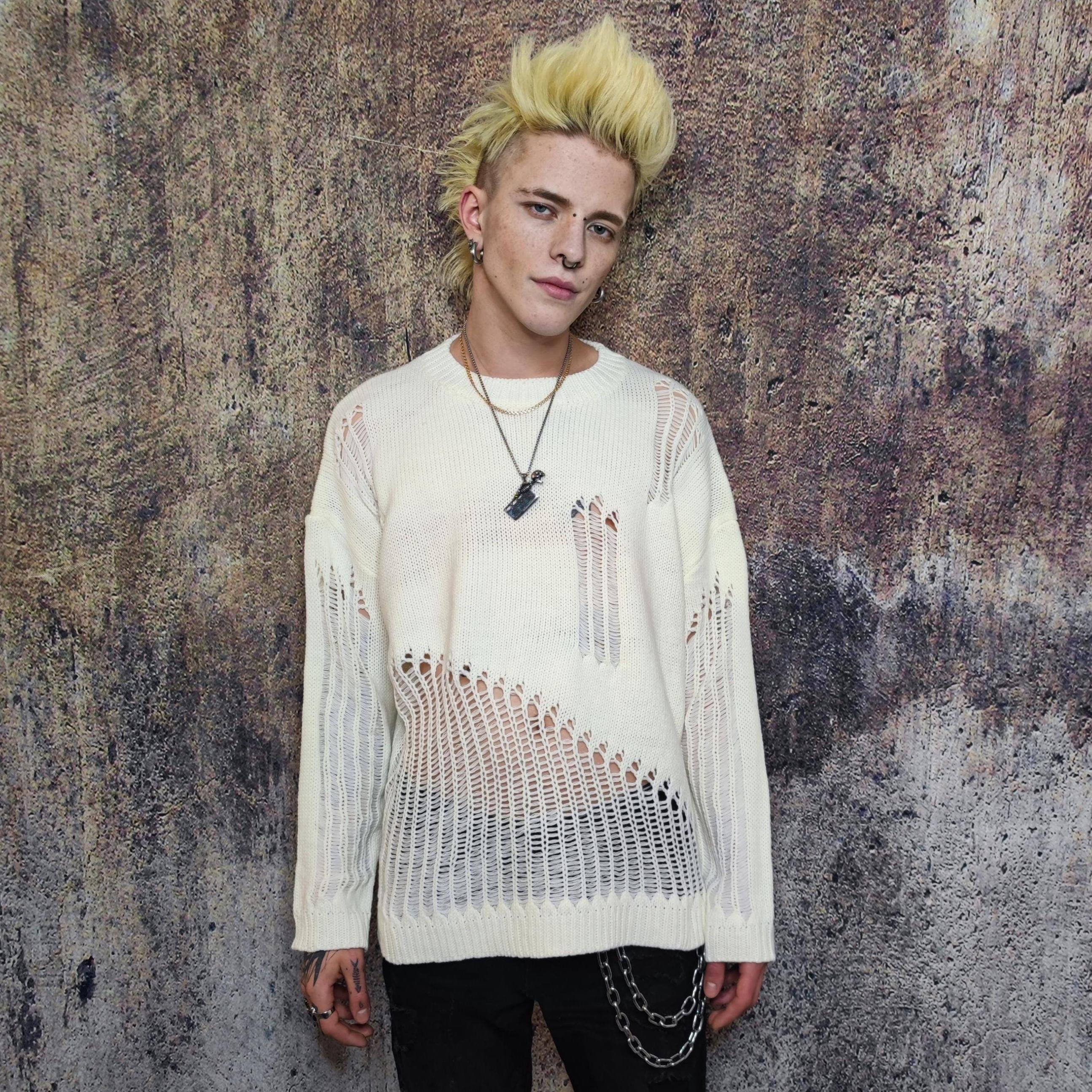 epine ♡ cropped mohair see-through knit épine - epine ♡ cropped mohair see-through knitの通販 by ♡ M