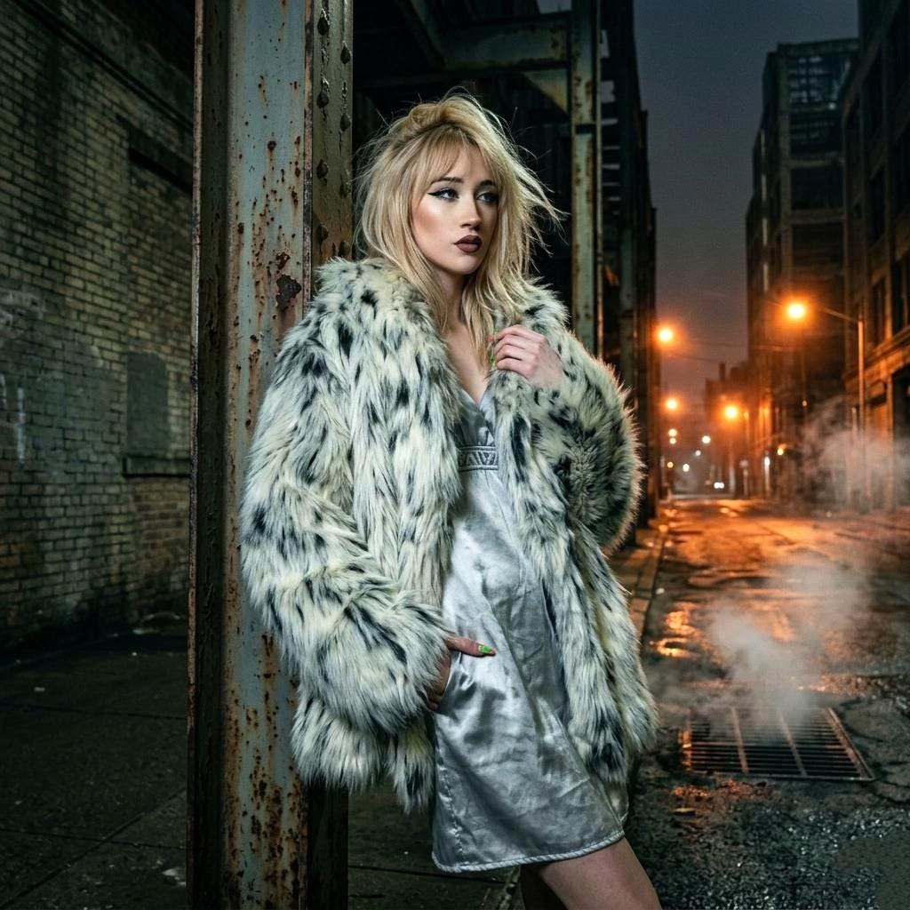 Y2k Fur Jacket - Etsy Sweden
