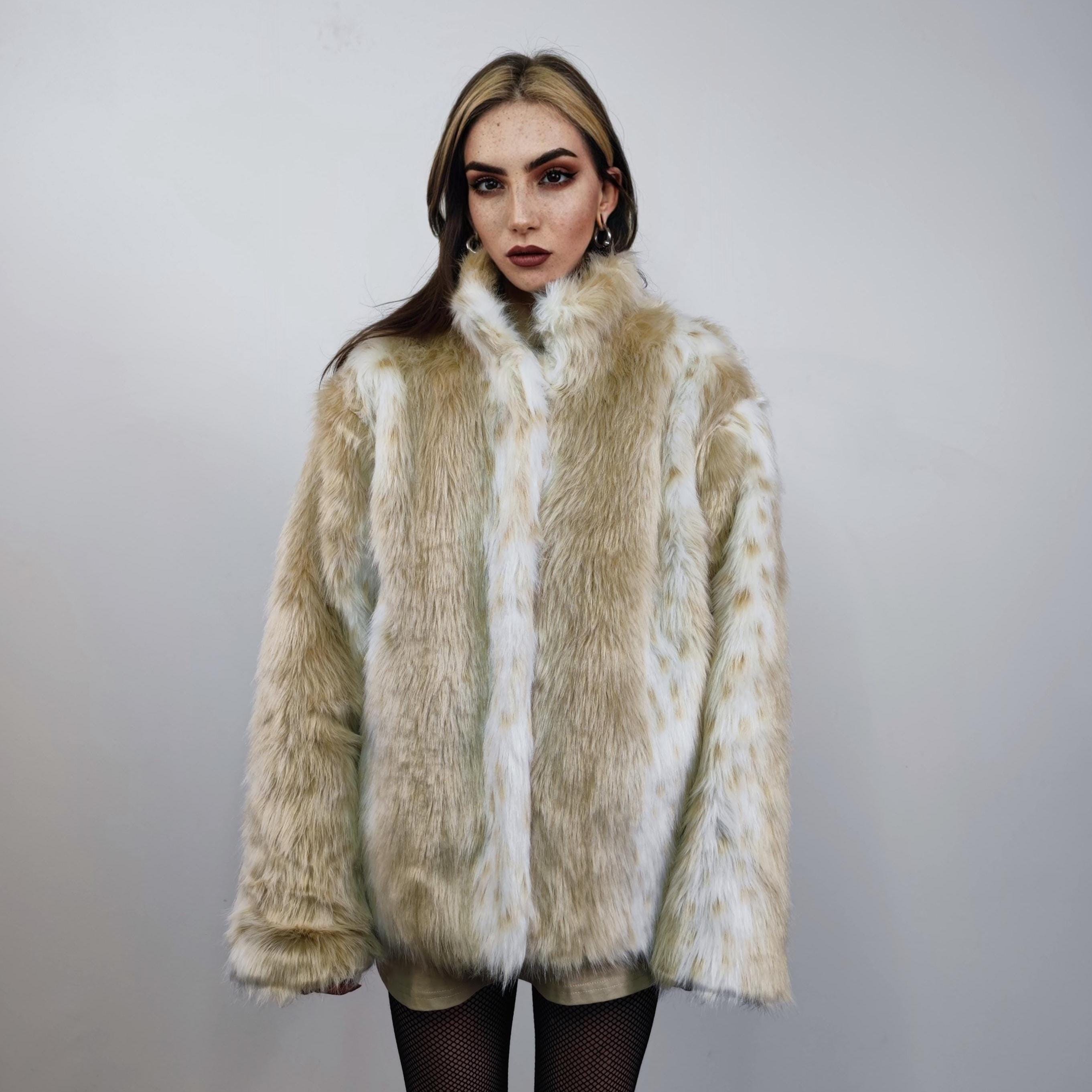 Bobcat fur coat - Etsy 日本