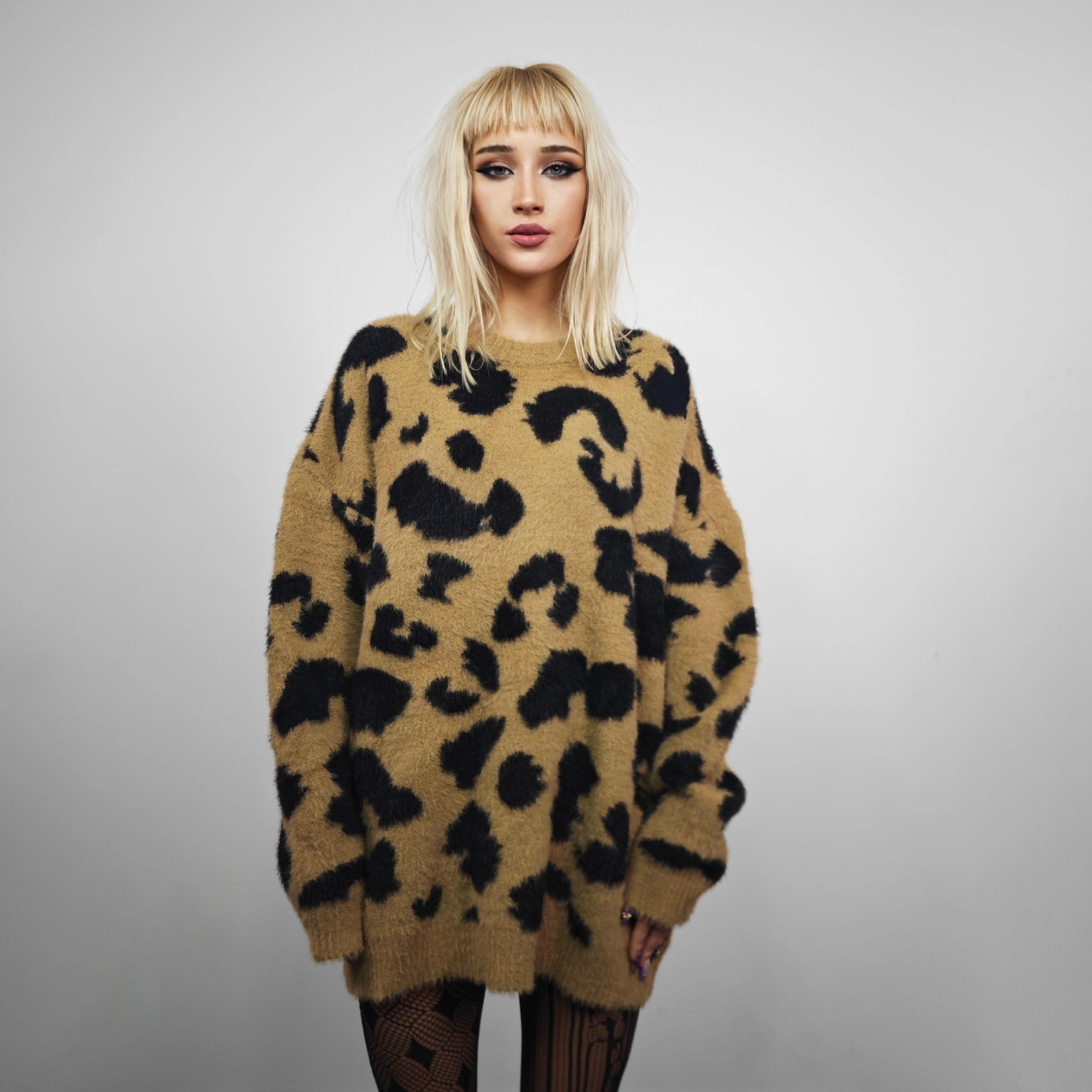 トップス LEOPARD MOHAIR JACQUARD KNIT SWEATER L il_fullxfull.7312121033_4x2k.jpg