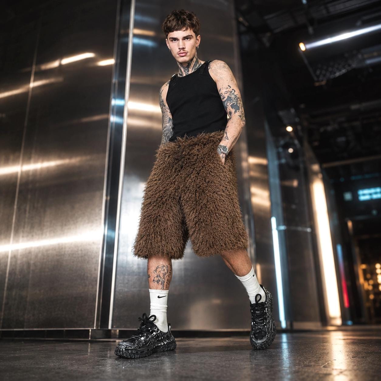 パンツ Eaphi FLUFFY SHORT PANTS il_fullxfull.8227724135_jnc1.jpg