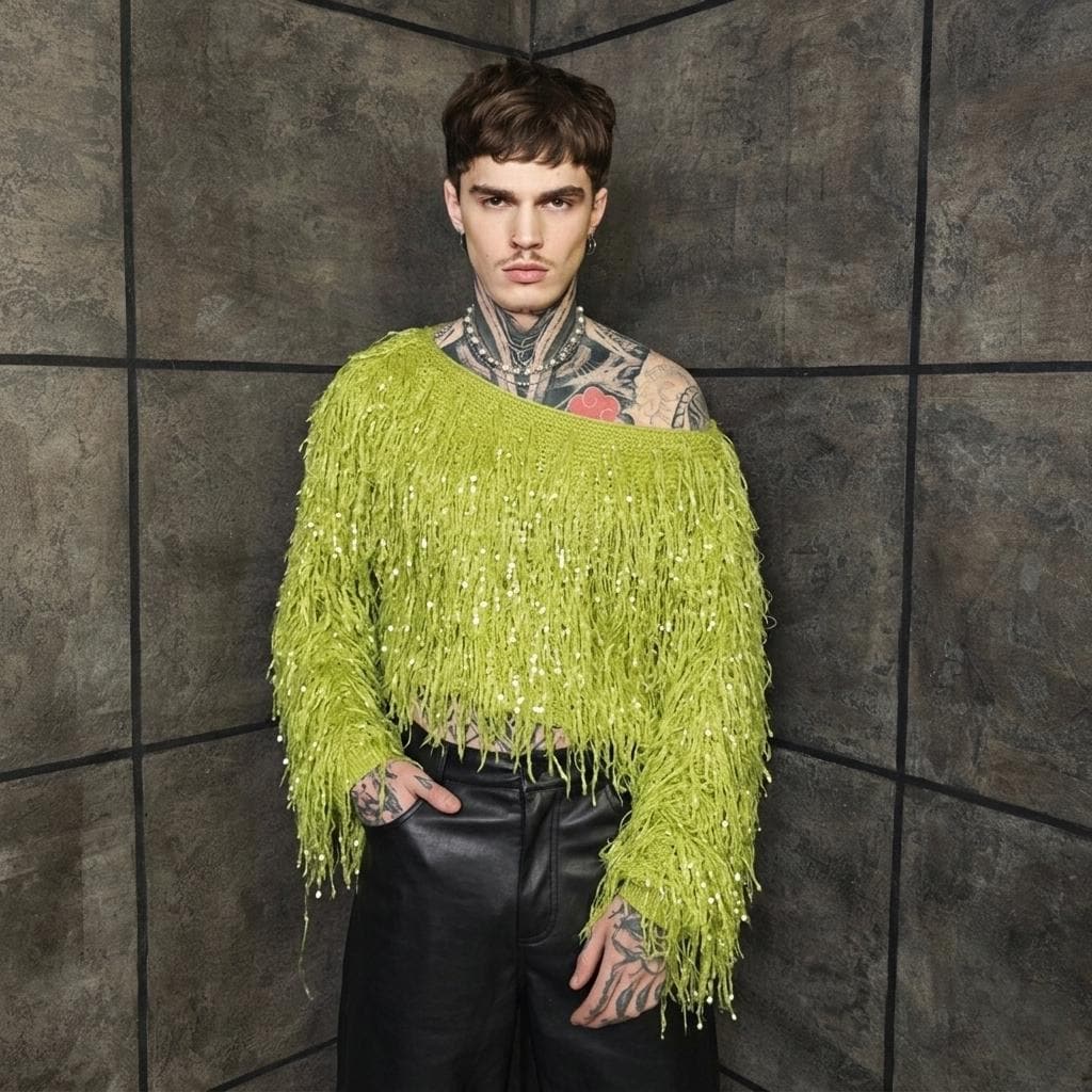 Shaggy Crop Top - Etsy
