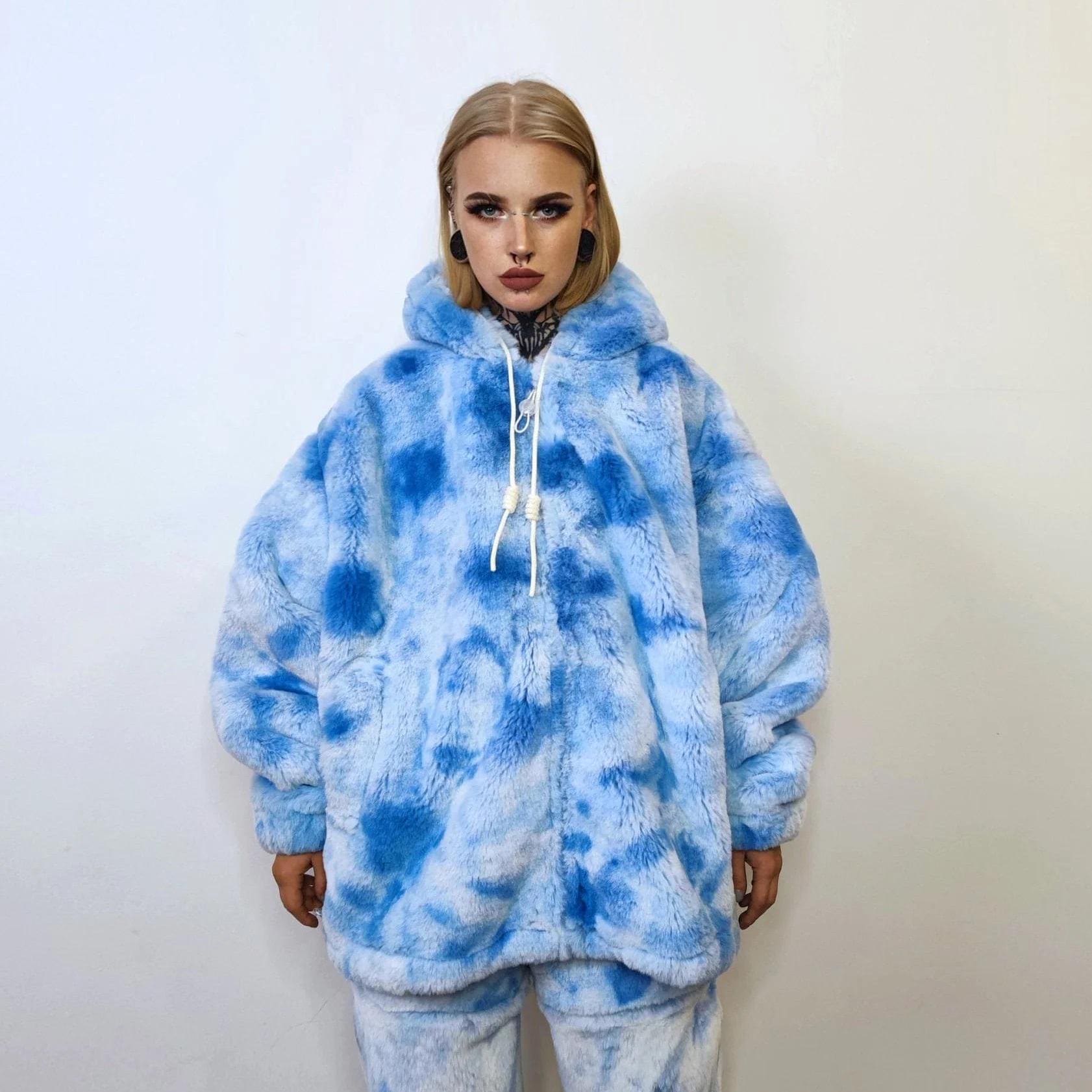 BLR BLUER】DEEP-DYED HOODIE JACKET BLR BLUER】DEEP-DYED HOODIE JACKET