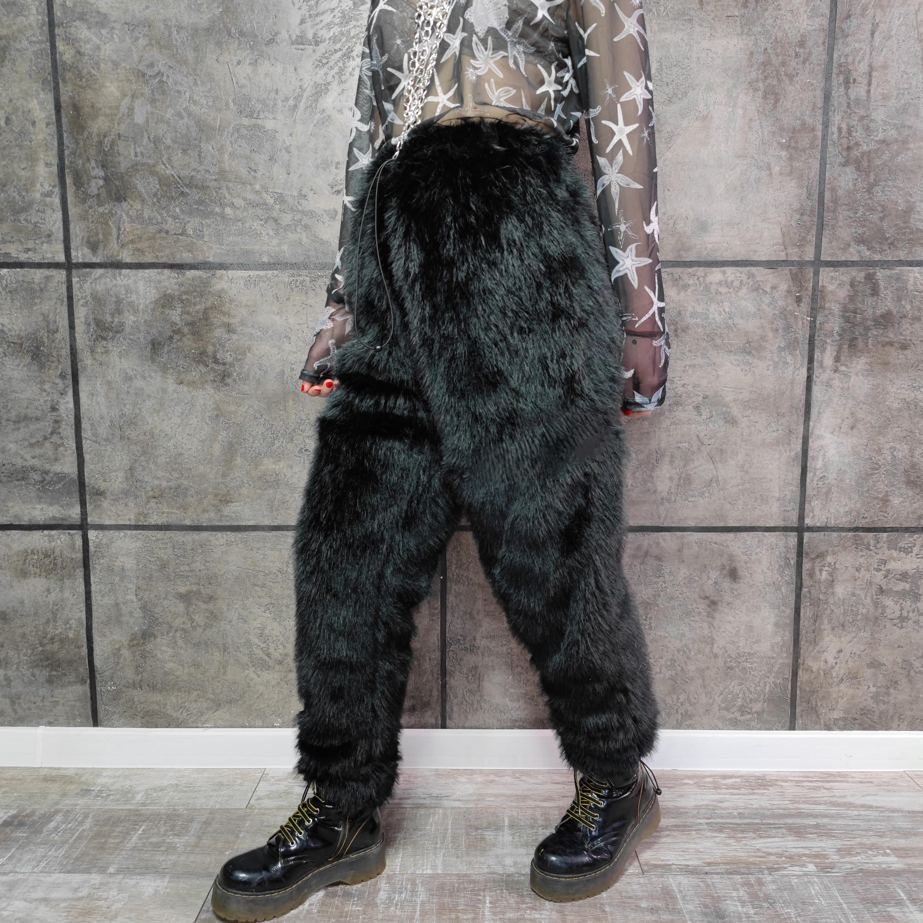 THEREDTHREAD S flip fur pants ファー theredthread S flip fur pants