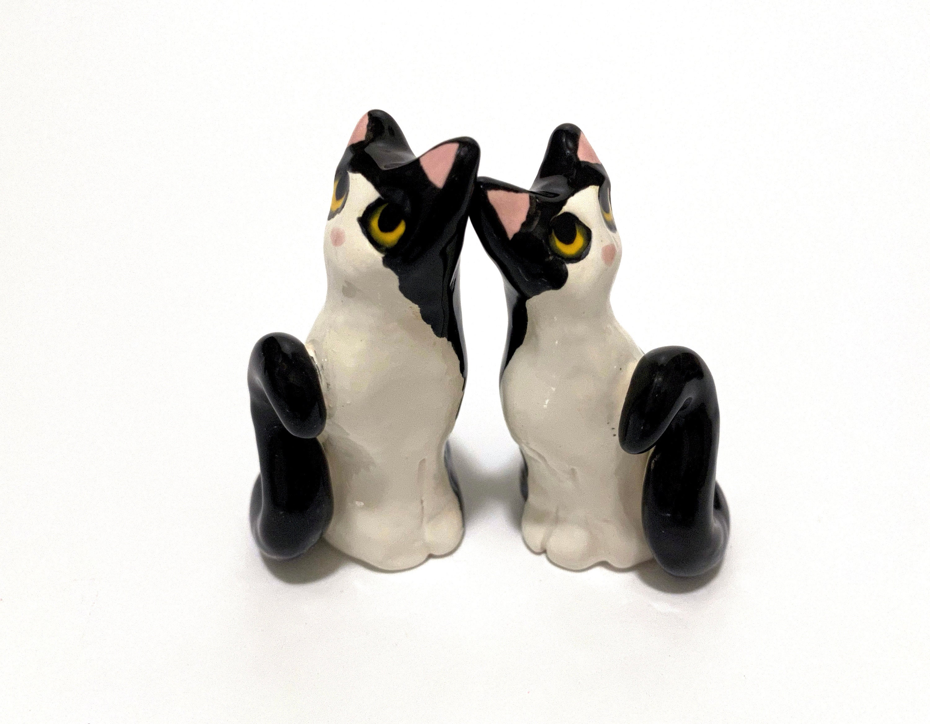 tuxedo cat figurines