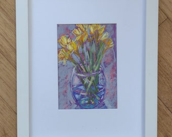 Daffodils in Pastel / Original Art