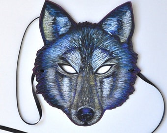 Wolf Mask Adult / Large Wolf Paper Mask