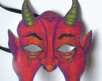 Teufel Maske / Teufel Halloween Maske
