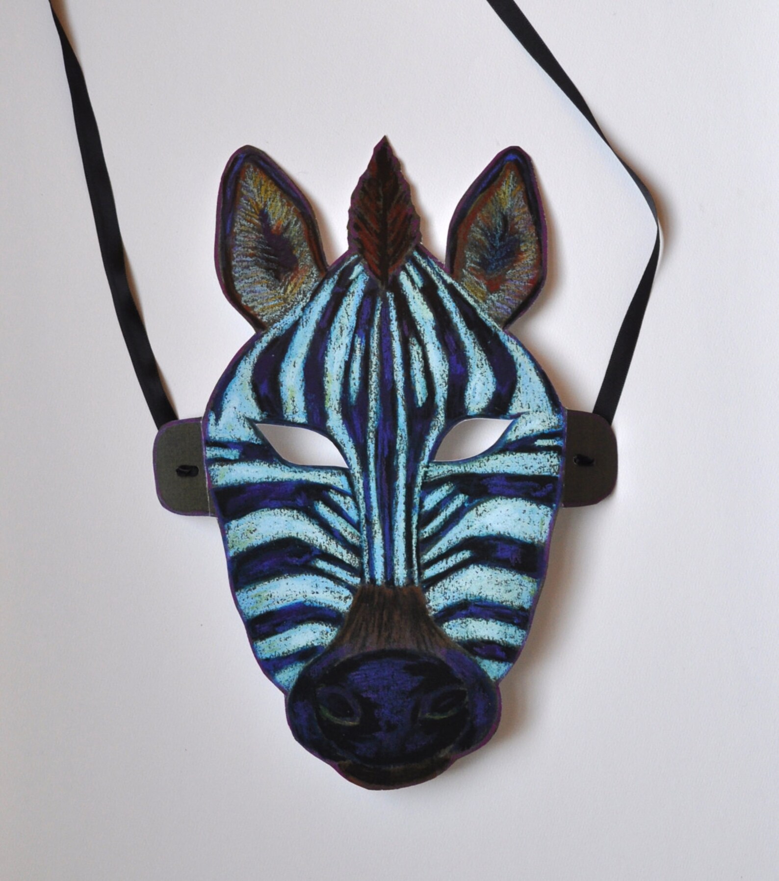 Zebra Mask Etsy