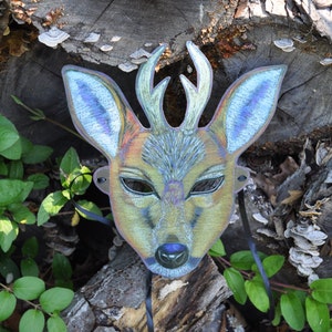 Deer Mask with Antlers image 4