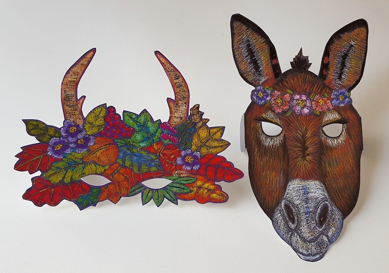 Masks for A Midsummer Night's Dream, Fairy Masks, Wedding Masks image 2