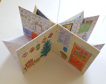 Dollhouse Book 3D Folding House