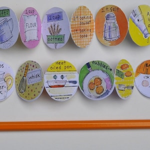 Button Book + Illustrated Pancake Recipe
