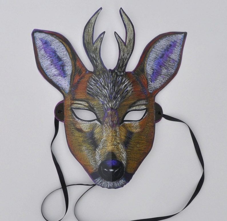 Deer Mask with Antlers image 3