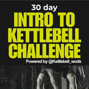 30 Day Intro to Kettlebell Workout Challenge